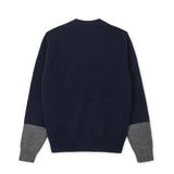CDG Shirt Forever - Men's Cardigan Bi-Tone Navy/Grey