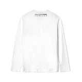 Langarm-T-shirt mit Rücken-Print