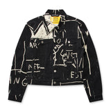 HONEY F*** DIJON / HFD07J310-1 / UNISEX BASQUIAT DENIM JACKET