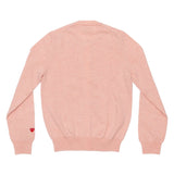 Play Comme des Garçons Cardigan - Light Pink / Red Heart