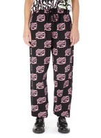 Rassvet Fall/Winter 2023 All Over Print Logo Joggers Black