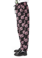 Rassvet Fall/Winter 2023 All Over Print Logo Joggers Black