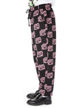 Rassvet Fall/Winter 2023 All Over Print Logo Joggers Black