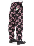 Rassvet Fall/Winter 2023 All Over Print Logo Joggers Black
