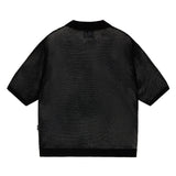 Rassvet Halbtransparentes Polo-Hemd