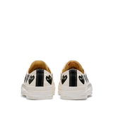 Comme des Garçons x CONVERSE PLAY Chuck Taylor'70  Multiheart / Low Top / Cremefarben