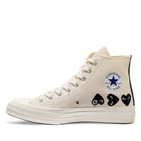 Comme des Garçons x CONVERSE PLAY Chuck Taylor'70  Multiheart / High Top / Cremefarben