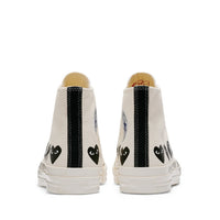 Comme des Garçons x CONVERSE PLAY Chuck Taylor'70  Multiheart / High Top / Cremefarben