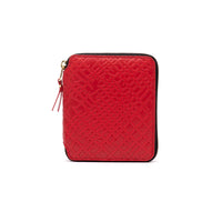 CDG Embossed Roots Wallet Red / SA2100ER-2