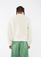 SKY HIGH FARM / SHEARLING BOMBER JACKET LEATHER