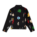 Sky High Farm FW23 / Unisex Charm Print Denim Jacket