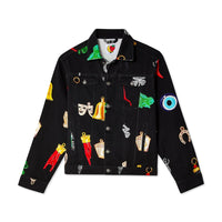 Sky High Farm FW23 / Unisex Charm Print Denim Jacket
