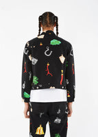 Sky High Farm FW23 / Unisex Charm Print Denim Jacket