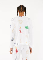 Sky High Farm FW23 / Unisex Charm Waffle Long-sleeve T-shirt