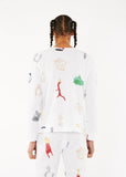 Sky High Farm FW23 / Unisex Charm Waffle Long-sleeve T-shirt