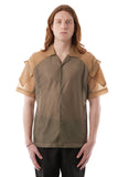 Olly Shinder Fall/Winter 2023 - Shortsleeved Army Shirt (Mesh Body)