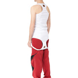 Olly Shinder Upside Down Vest Dress - White Rib