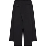 BLACK COMME des GARÇONS Side Panel Trousers – Black