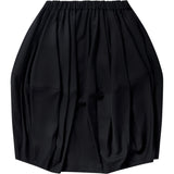 BLACK COMME des GARÇONS Wollgarbadine Ballon-Rock – Schwarz