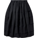 BLACK COMME des GARÇONS Rock mit Einsätzen – Schwarz