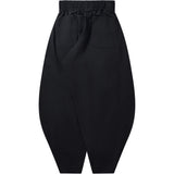 BLACK COMME des GARÇONS Wollgarbadine Ballon-Hose – Schwarz