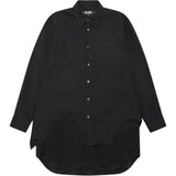 Black CDG Double Layer Shirt