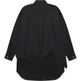 Black CDG Double Layer Shirt