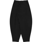 Black CDG Pleated Balloon Pants