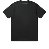COMME des GARÇONS SHIRT Logo T-shirt – Schwarz – Blauer Print