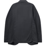 COMME des GARÇONS SHIRT Einreihiges Jacket mit Dobby-Herringbone-Muster – Schwarz