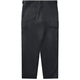 COMME des GARÇONS SHIRT Hose mit Seitentaschen in Dobby-Streifenmuster – Schwarz