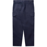 COMME des GARÇONS SHIRT Hose mit Seitentaschen in Dobby-Streifenmuster – Navy