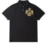 ERL Wappen Polo-Hemd – Schwarz