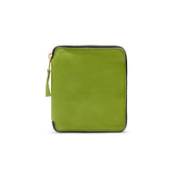 CDG Washed Leather Wallet - Apple Green SA2100WW