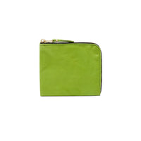 CDG Washed Leather Wallet - Apple Green SA3100WW