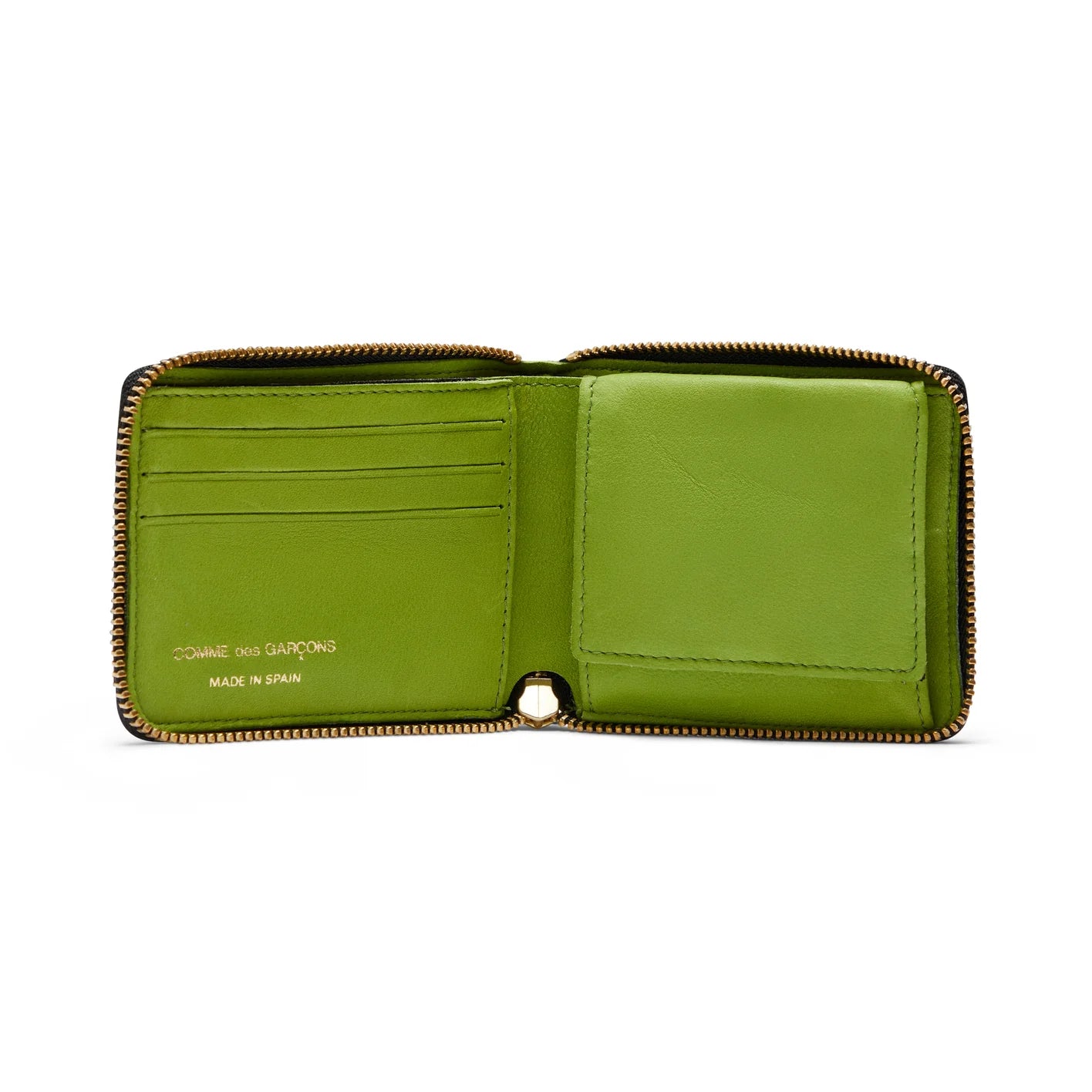 CDG Washed Leather Wallet Apple Green SA7100WW COMME des GARCONS Germany