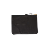 CDG Washed Leather Wallet - Black SA8100WW
