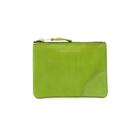 CDG Washed Leather Wallet - Apple Green SA8100WW