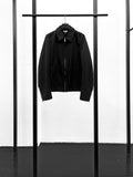 BLACK CDG / ZIP JACKET / 1I-J010-S22-1