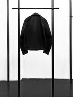 BLACK CDG / ZIP JACKET / 1I-J010-S22-1