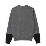 CDG SHIRT FOREVER / FZ-N112-PER-3 / MENS PULLOVER Crew neck Grey / Black