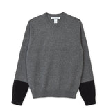 CDG SHIRT FOREVER / FZ-N112-PER-3 / MENS PULLOVER Crew neck Grey / Black