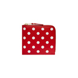 CDG Polka Dot Wallet - Red / SA3100PD