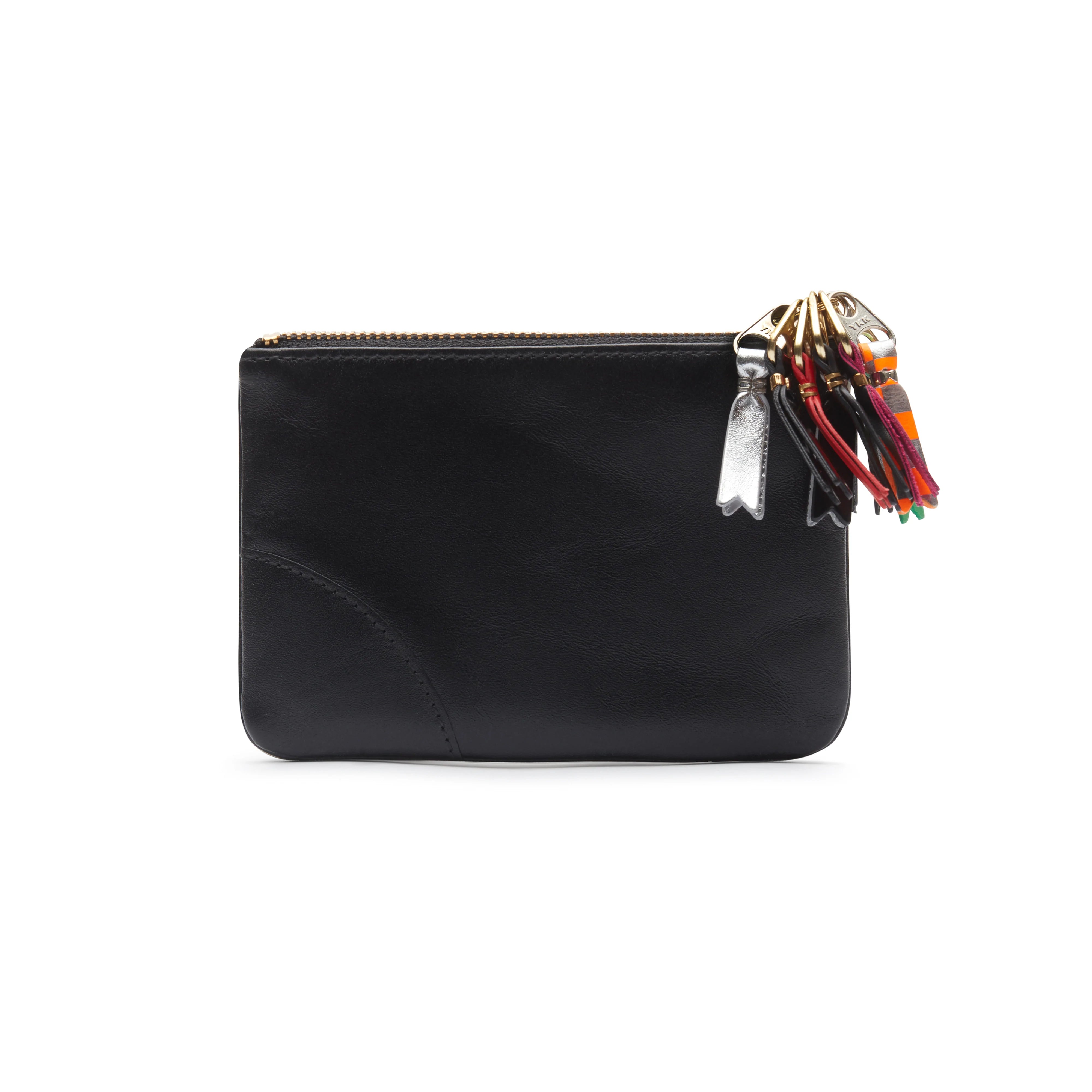 COMME DES GARÇONS Zipper Pull Wallet - Black / SA8100ZP – COMME 