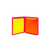 CDG Super Fluo Wallet - Pink Yellow / SA0641SF