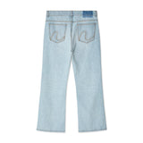 ERL / UNISEX DISTRESSED DENIM PANTS Light Blue