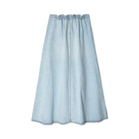 ERL / WOMENS DENIM COWGIRL SKIRT Light Blue