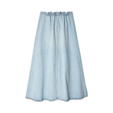 ERL / WOMENS DENIM COWGIRL SKIRT Light Blue