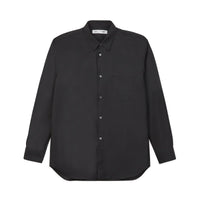 CDG Shirt Forever Men s Shirt Wide Fit B302 Wool Black COMME