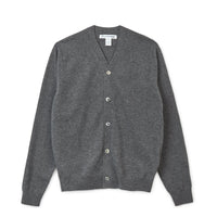 CDG Shirt Forever - Men's Cardigan V-neck - Gray